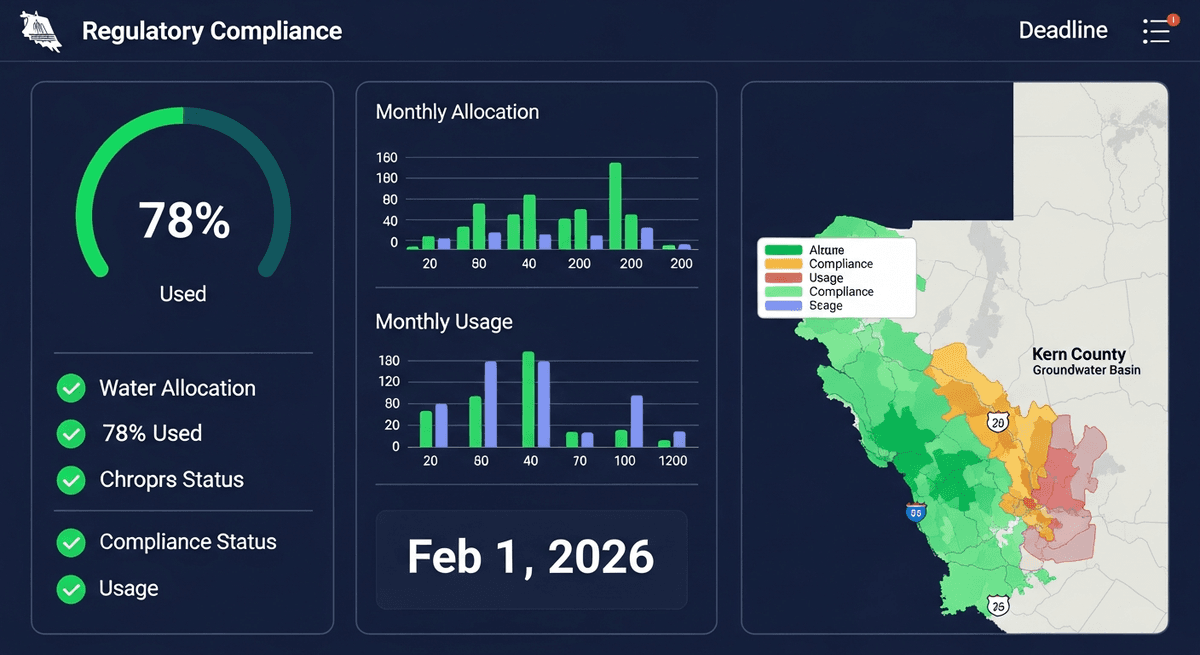 SGMA Allocation Estimator showing allocation tracking and deadline countdown