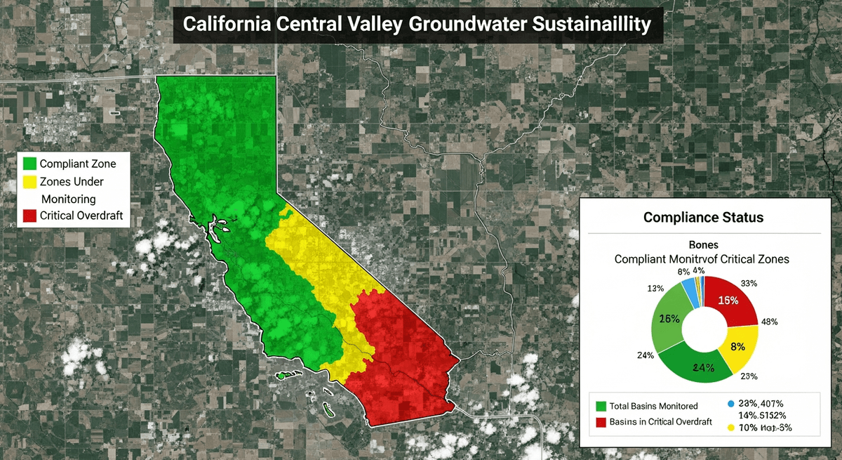 California groundwater compliance zones map